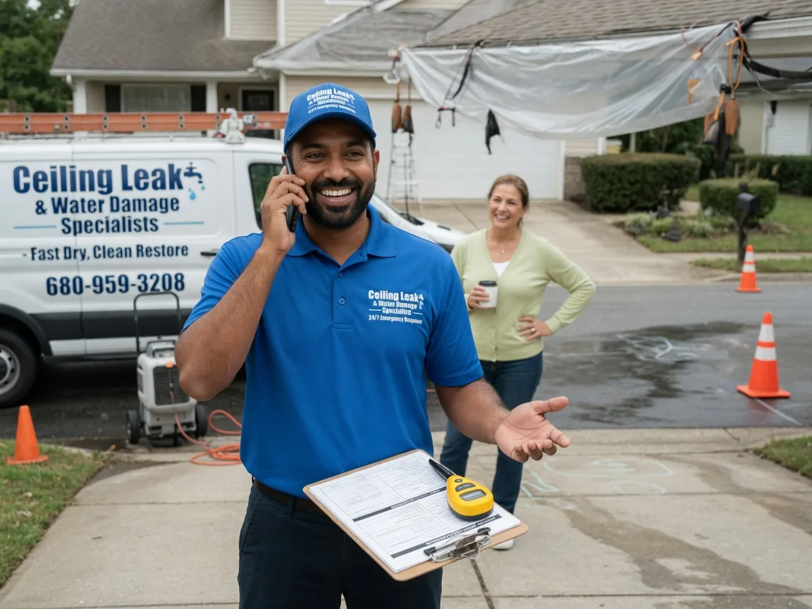 Ceiling Leak Cleanup San Joaquin, CA FAQs